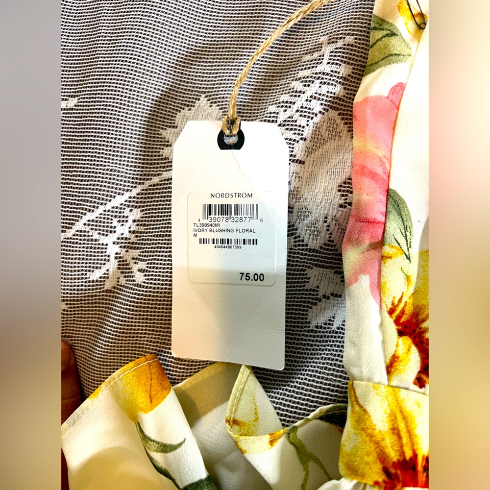 Floral Sundress with Spaghetti Straps - Picture 10 of 11